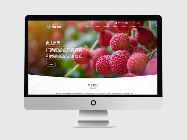 南寧市良慶區(qū)良品農業(yè)發(fā)展有限公司網(wǎng)站案例